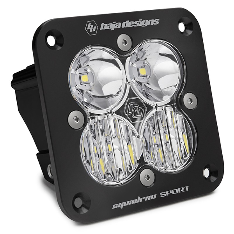 Baja Designs Squadron Sport LED Light Pod Flush Mount Black 551003