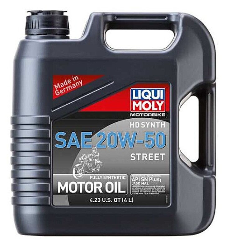 LIQUI MOLY 4L Motorbike HD Synthetic SAE 20W-50 Harley Davidson Kawasaki
