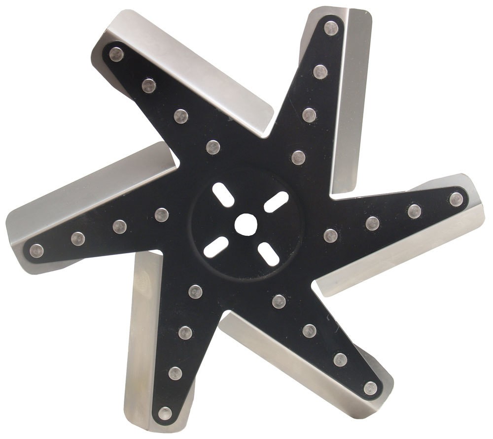 Derale 13in Stainless Steel Cooling Fan Reverse Rotation 6 Blade 19313