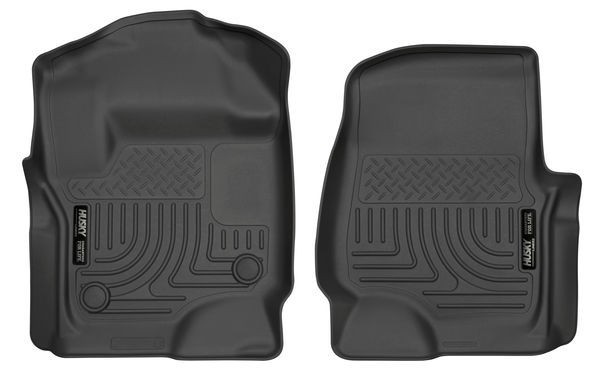 Husky Liners WeatherBeater Front Floor Liners Black for Ford F-250 2017