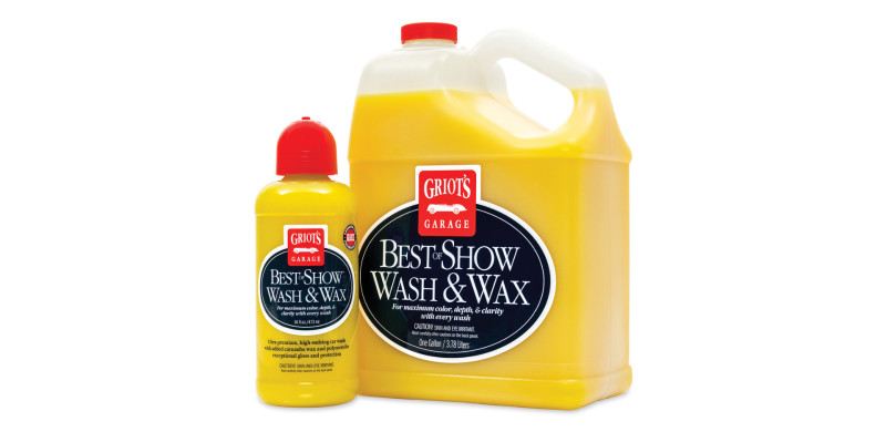 Griots Garage Best Of Show Wash Wax 1 Gallon Car Wash Soap Shine 11396