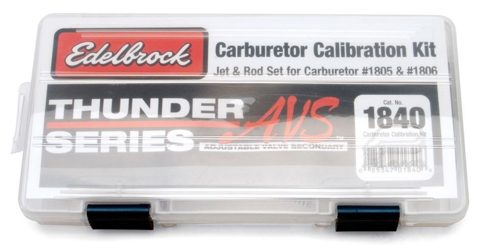 Edelbrock Thunder AVS Carb Calibration Kit Jets Rods 1840