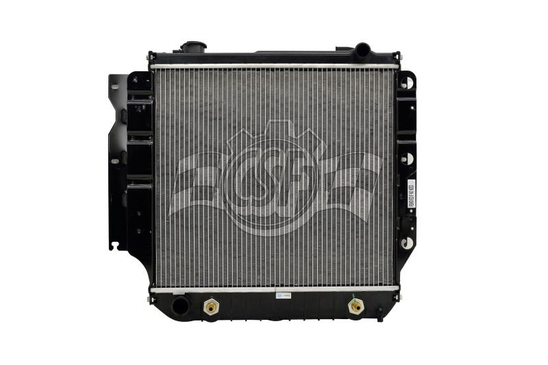 CSF OEM Replacement Plastic Radiator Black for 2003-2006 Jeep Wrangler 2.4/L4