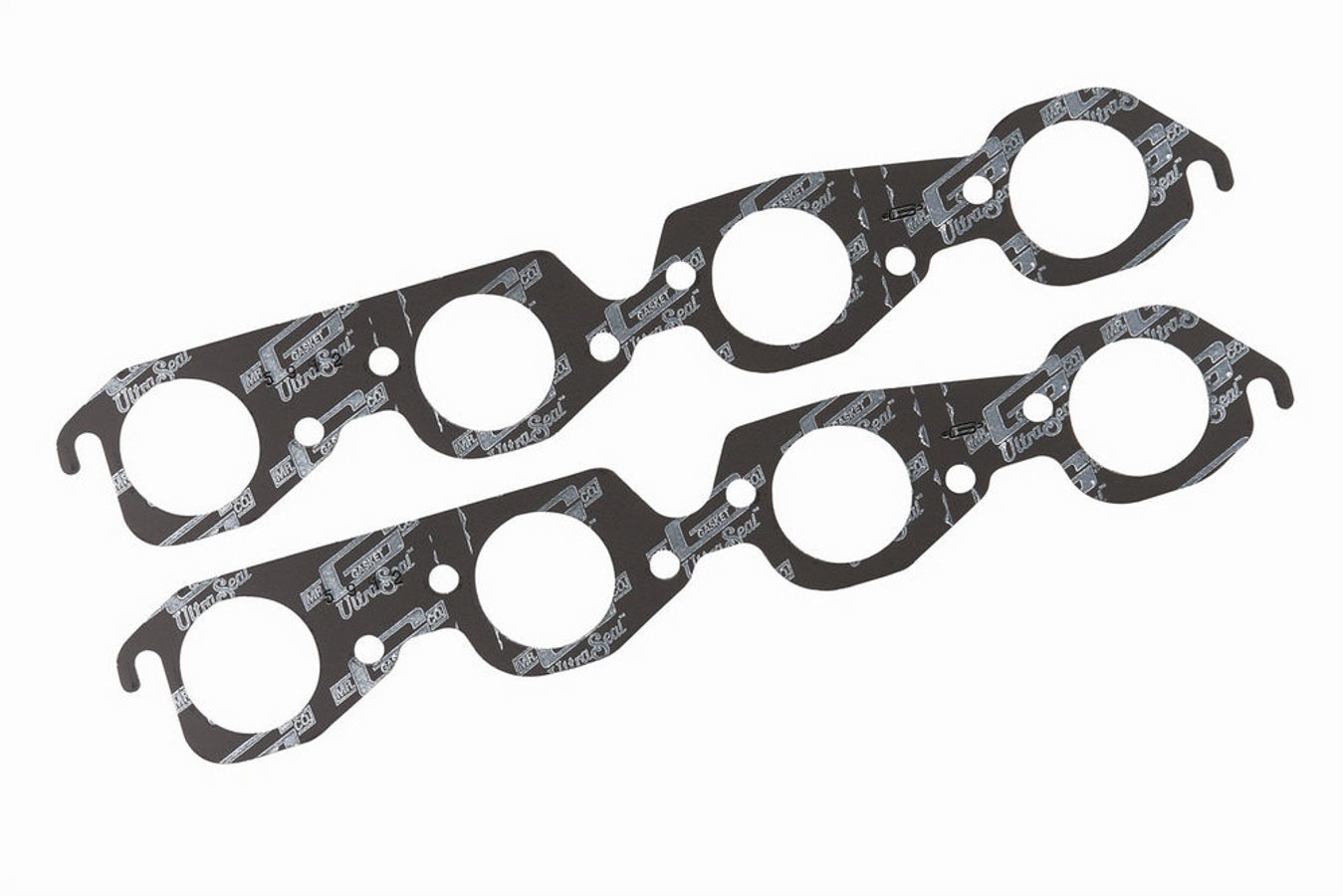 Mr. Gasket BB Chevy Exhaust Header Gasket 2.15 Inch Round Port Steel Pair