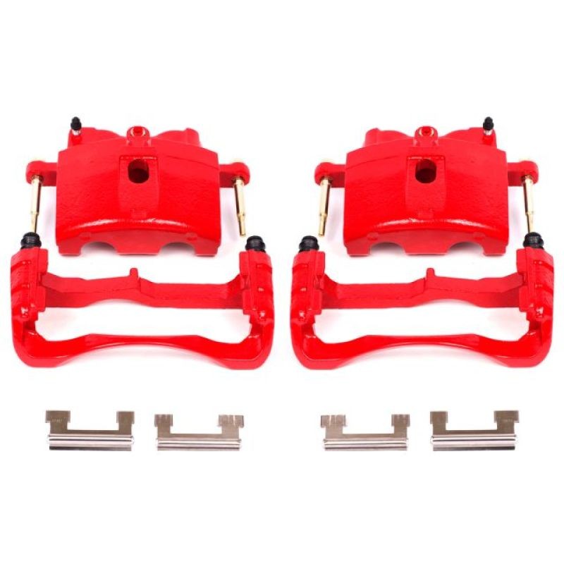PowerStop Red Brake Calipers GMC Savana Chevrolet Express Powder Coated
