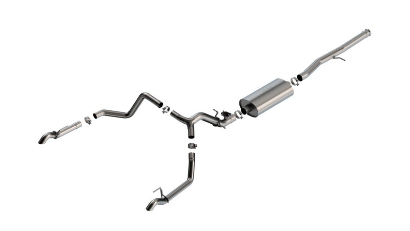 Borla Touring Cat Back Exhaust For Silverado 1500 ZR2 Sierra 1500 AT4X 141002