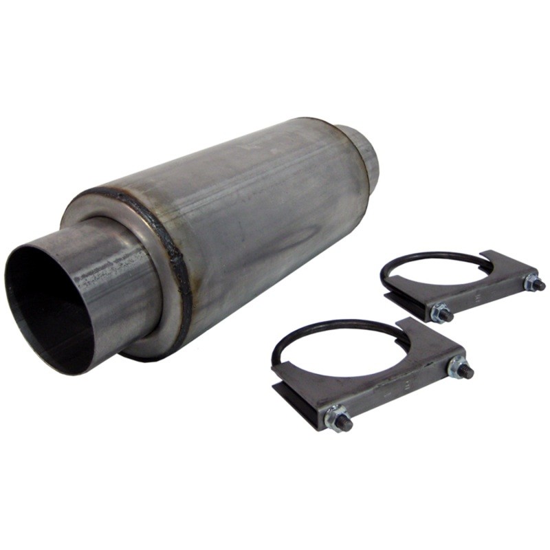 MBRP R2009 Universal Resonator 4" In/Out 12" Body Aluminized Steel Exhaust