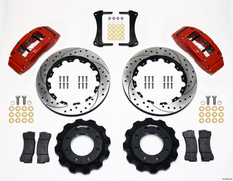 Wilwood TC6R Front Brake Kit 16in Drilled Rotors GM Trucks SUVs