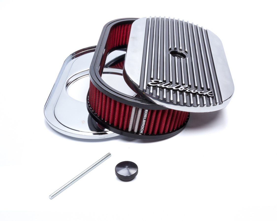 Edelbrock Elite II Oval Air Cleaner Assembly 13.5 x 7in