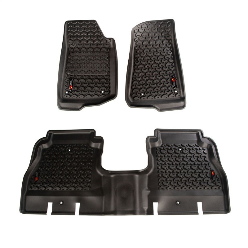 Rugged Ridge All Terrain Floor Liners for 2018-2020 Jeep Wrangler JL 4-Door