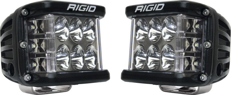 Rigid D-SS PRO Dual Side Shooter LED Pod Light Set Black 262313