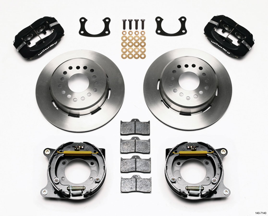Wilwood Dynalite Rear Brake Kit Big Ford 4 Piston Caliper 12in Rotor