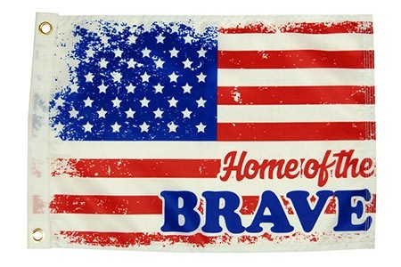 Taylor Made 12X18 HOME OF THE For BRAVE