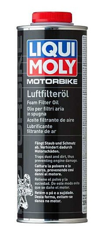 LIQUI MOLY 1L Motorbike Air Filter Oil Foam Filters Performance Enhancer