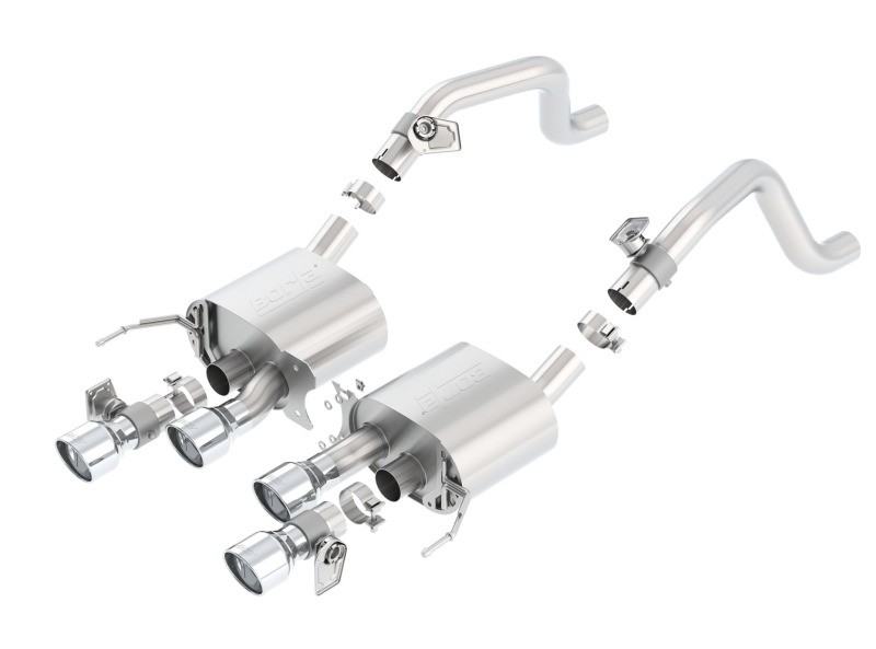 Borla S Type Axle Back Exhaust Stainless Steel for 2014-2019 Chevrolet Corvette