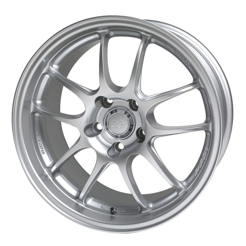 Enkei PF01 18x8.5 Alloy Wheel Silver 5x114.3 ET35 Lightweight Racing Rim
