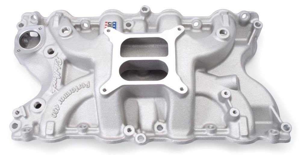 Edelbrock 460 Performer Intake Manifold Big Block Ford Square Bore Dual Plane