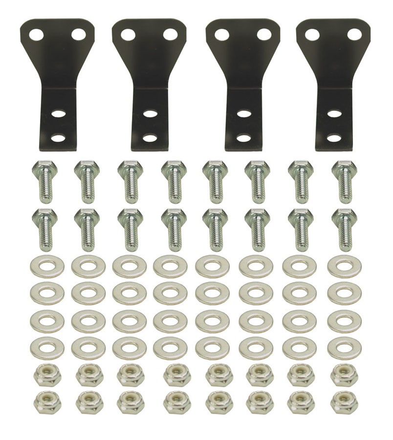 Derale Fluid Cooler Mounting Bracket Kit for Stacked Coolers 50020