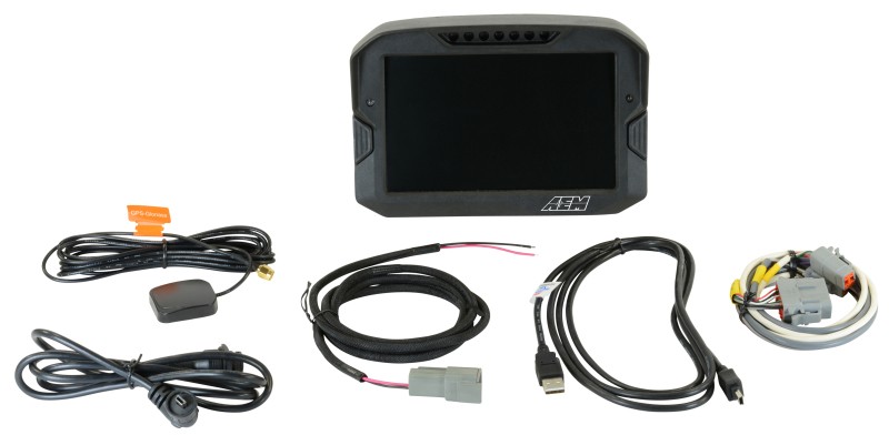 AEM CD-7LG Carbon Fiber Digital Race Dash GPS CAN Input for Motorsport/Track