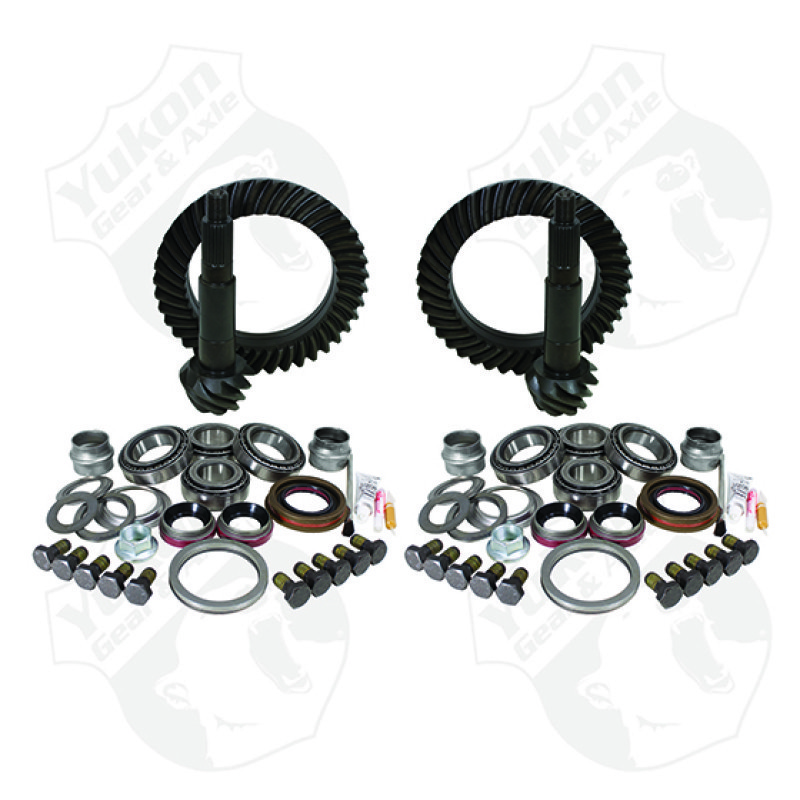 For Yukon Gear & Install Kit Package For Jeep JK Rubicon In A 4.56 Ratio
