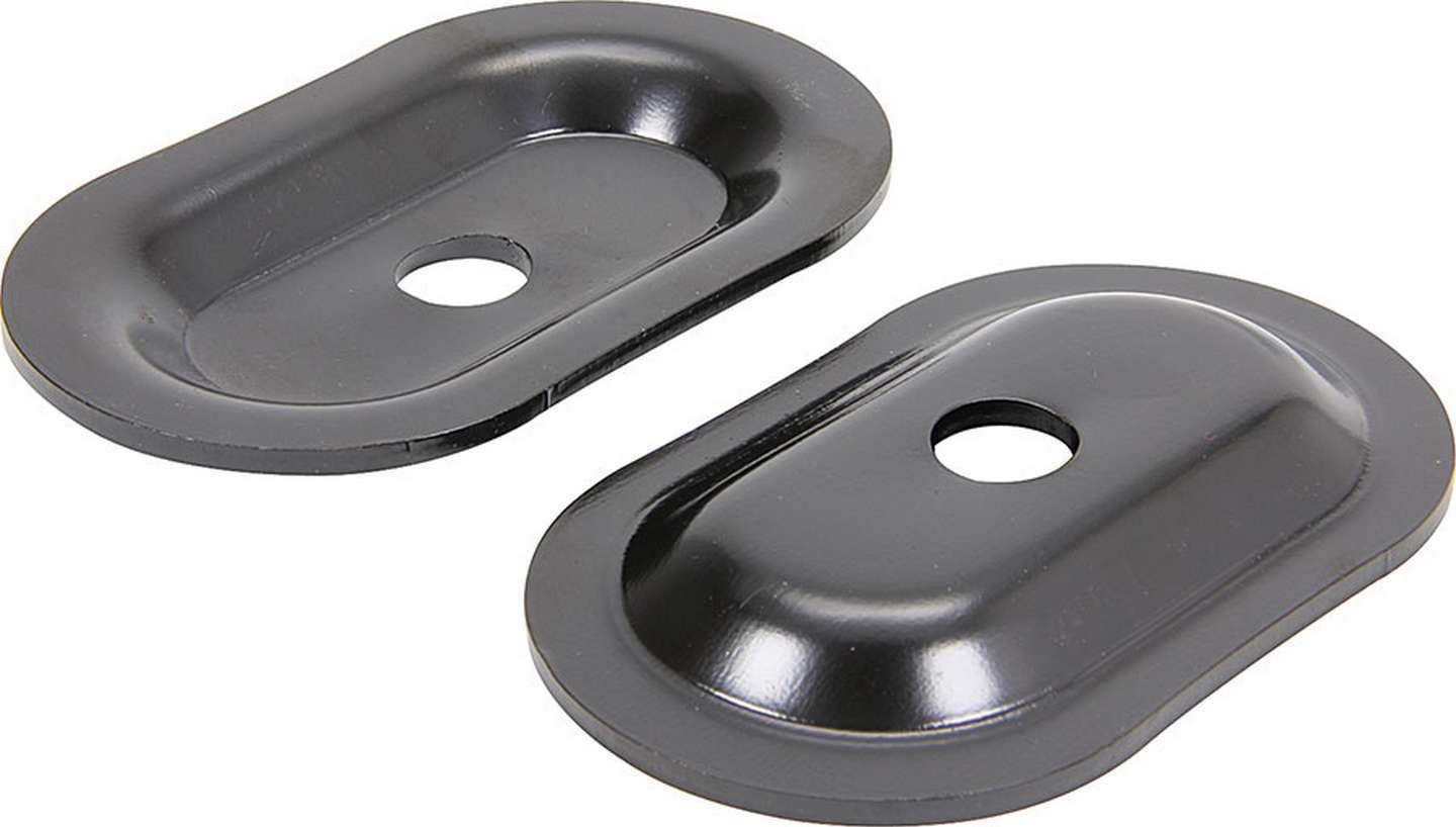 Allstar Performance Steel Seat Belt Anchors Pair Black Paint Finish - (Pair)