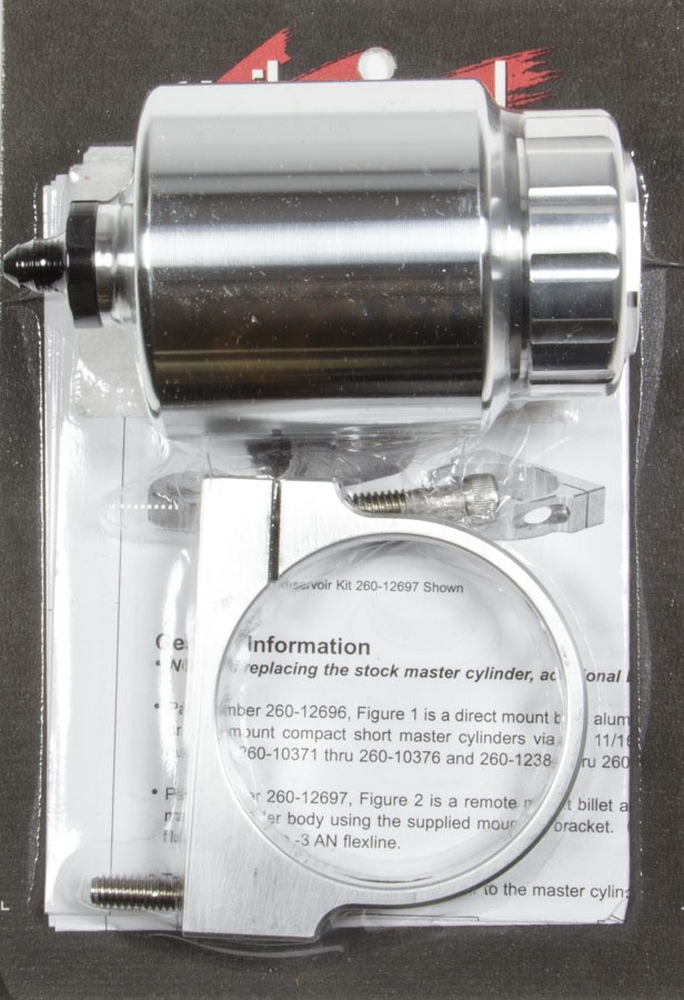 Wilwood Master Cylinder Reservoir 4oz Aluminum Remote Mount 260-12697