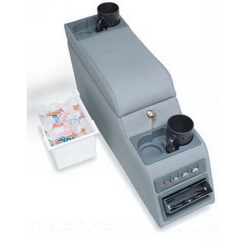 Rampage Locking Center Console Jeep Wrangler 1988-1995 Gray Interior