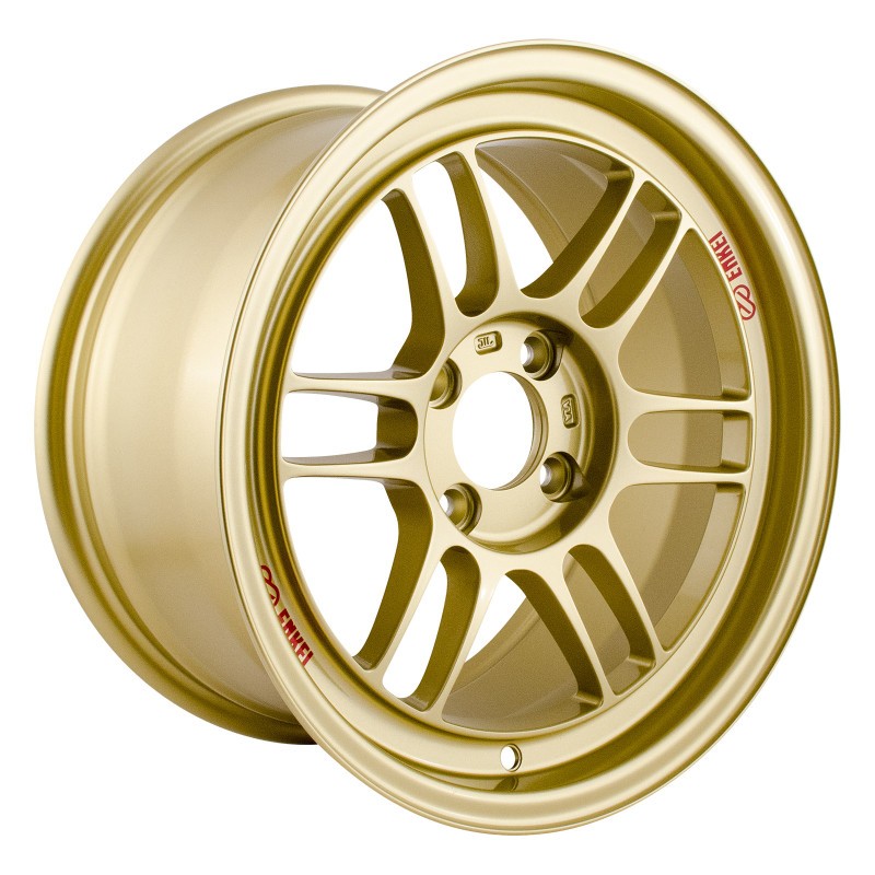 Enkei RPF1 15x8 4x100 Gold Wheel 28mm Offset 75mm Bore