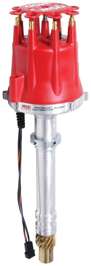 MSD Ignition Pro Billet Distributor Lockout with Magnetic Pickup Chevy V8 85501