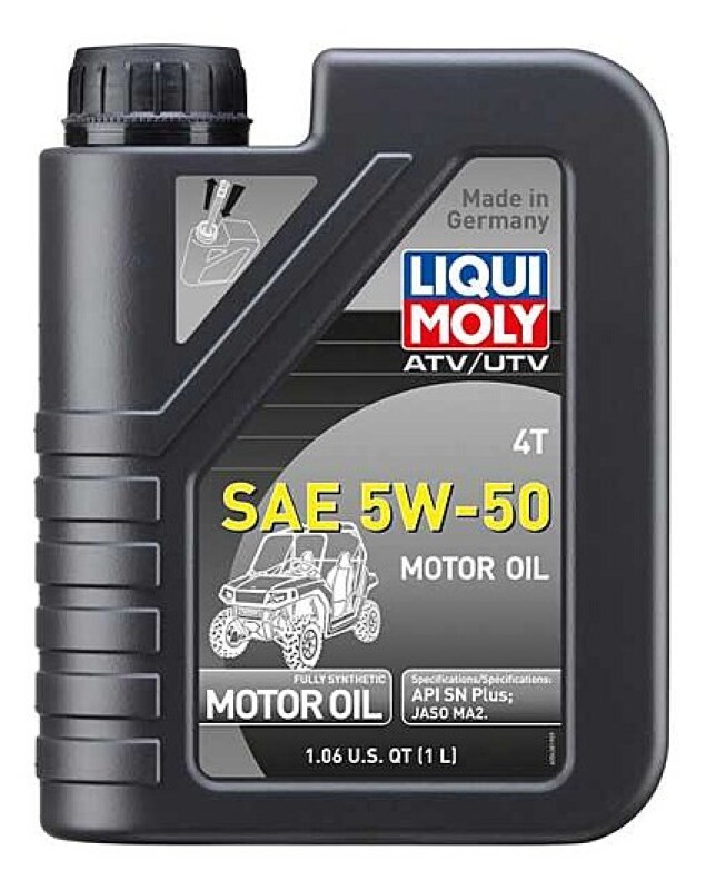 LIQUI MOLY 1L ATV 4T Motor Oil SAE 5W50 for 2006-2014 Arctic Cat 4x4 and More