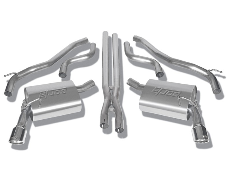 Borla Touring Cat Back Exhaust for Chevy Camaro 3.6L V6 2010-2013 Dual Tips