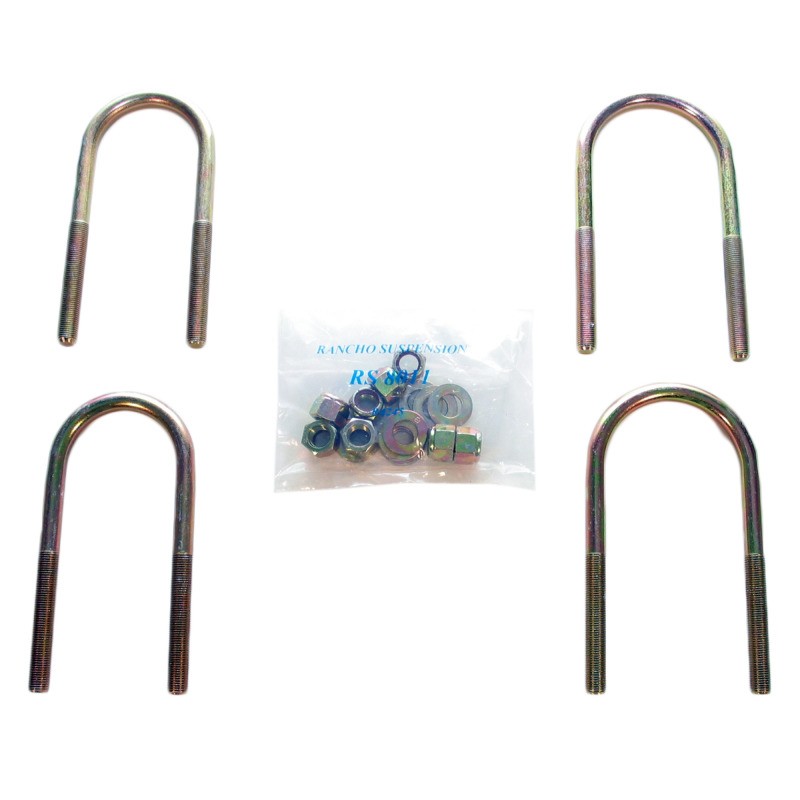 Rancho RS720 U-Bolt Kit Jeep Wrangler 1988-1995 High Strength