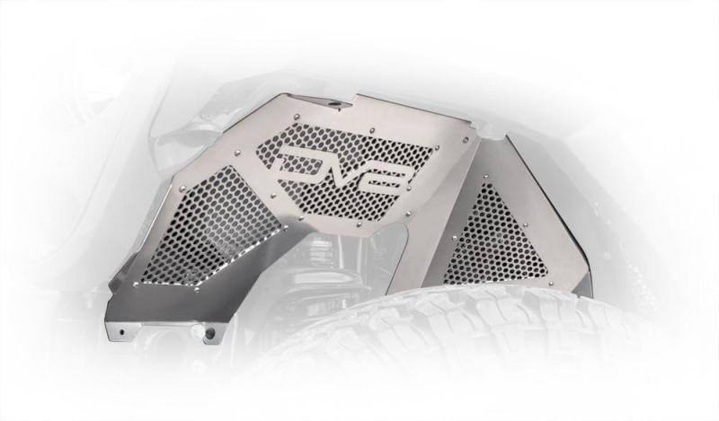 DV8 Offroad Front Inner Fenders Jeep JL Gladiator JT Black