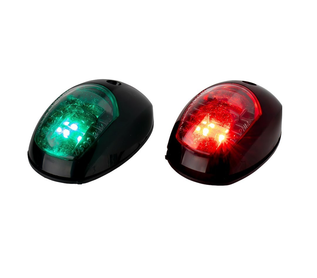 BLK NYLON LED NAV LIGHTS PORT/