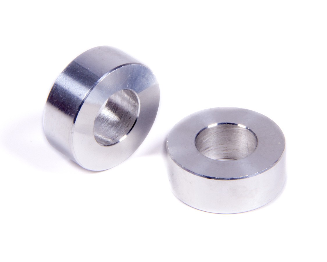 Allstar Performance Aluminum Spacer 1/2 in ID x 1 in OD x 3/8 in Thick Pair