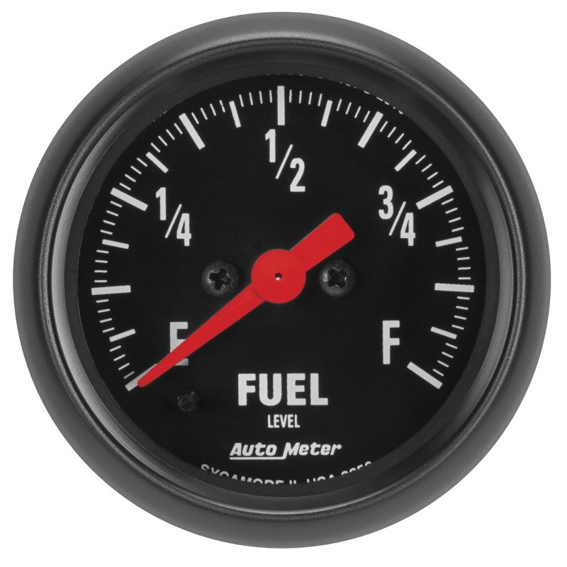 AUTOMETER Z SERIES FUEL LEVEL GAUGE 52MM 0-280 OHM PROGRAMMABLE 2656