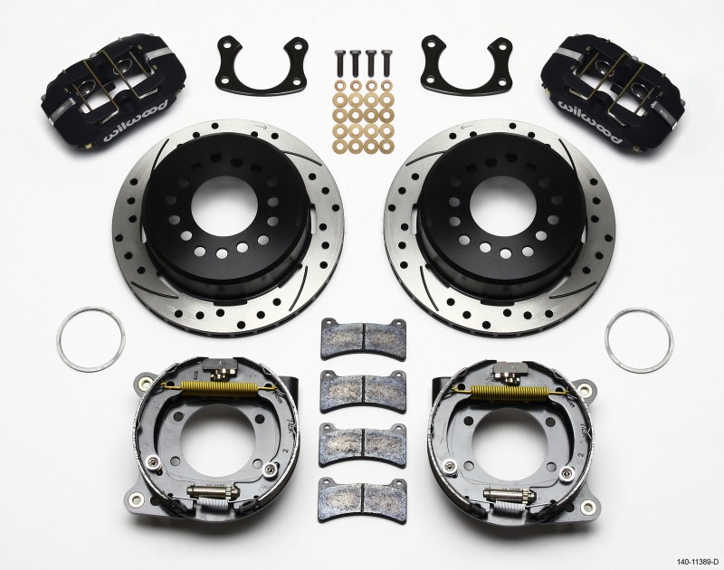 Wilwood Dynapro P-Brake Kit 11in Rear Disc Brake for Ford Muscle Cars 140-11389-