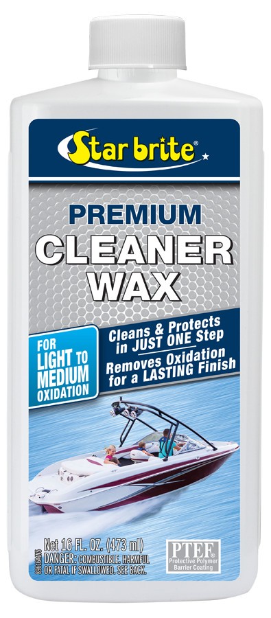 Star Brite Premium Cleaner & Wax 16oz Marine Boat Polishing Compound
