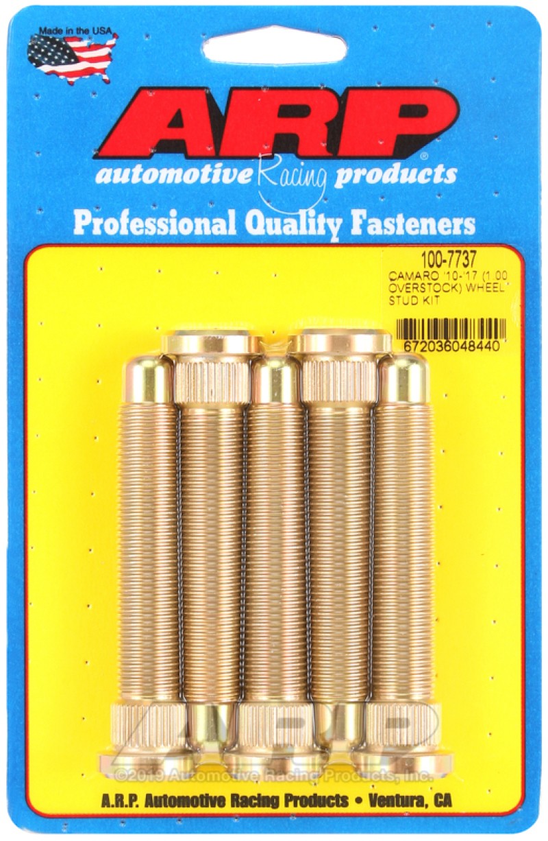 ARP M14x1.5 Wheel Stud Kit 1 In Over Stock 2010-17 Chevrolet Camaro 100-7737