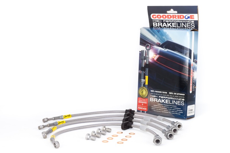 Goodridge G-STOP SS Braided Brake Line Kit Honda Accord 2000-2002 Part 20004