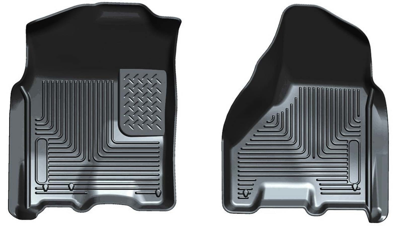 Husky X-Act Front Floor Liners for 2009-2015 Dodge Ram Crew Mega Cab