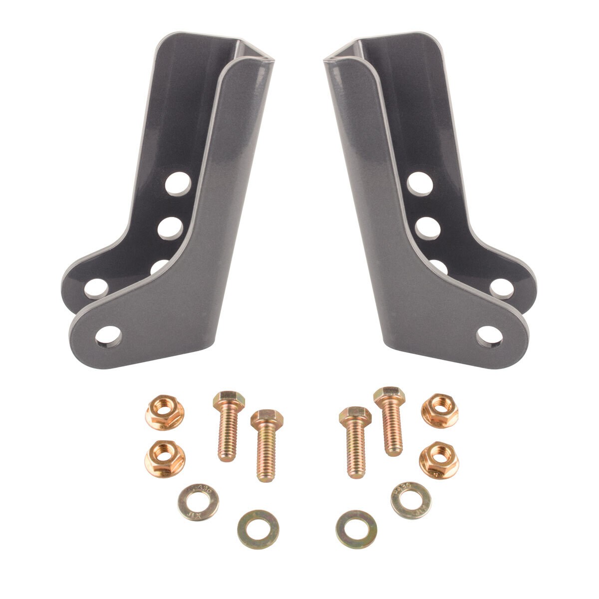 JL Rear Lower Shock Relocation Brackets for 18+ Wrangler JL/JLU - Synergy