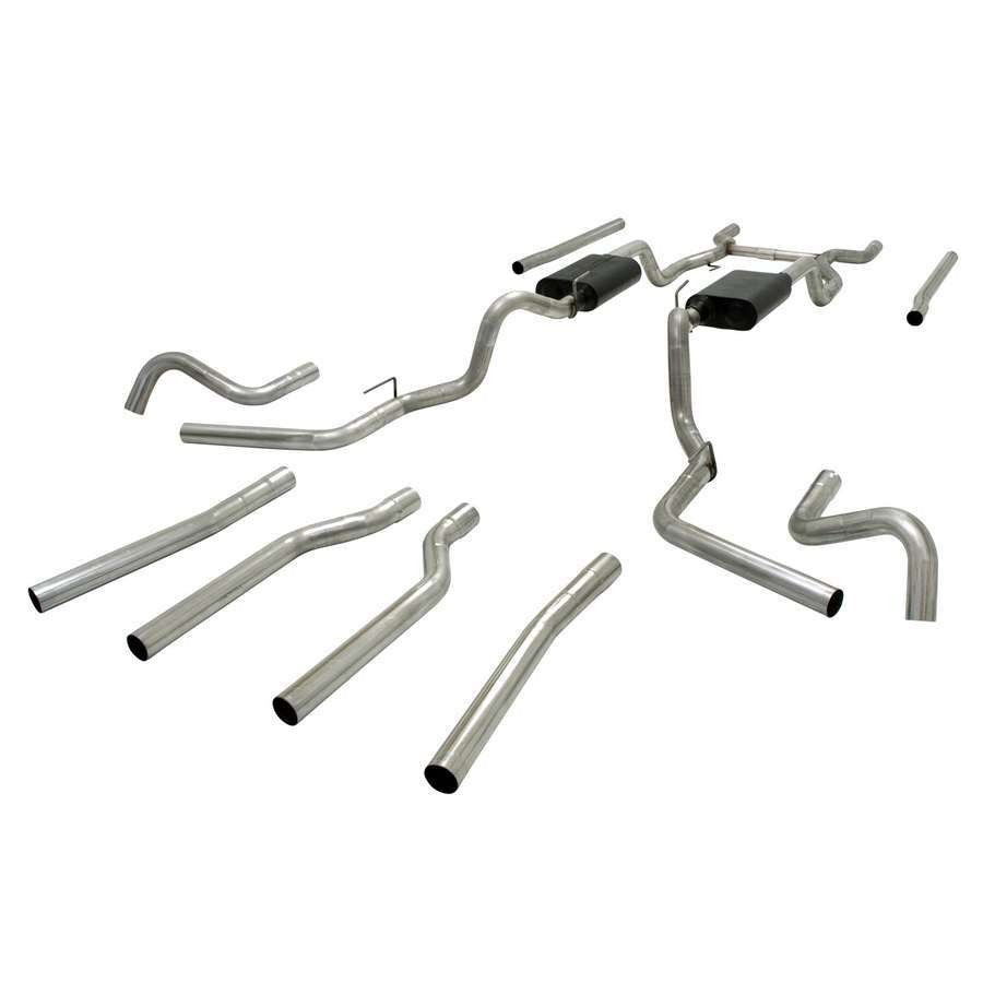 Flowmaster American Thunder Crossmember Back Exhaust Kit 1967-72 GM Trucks
