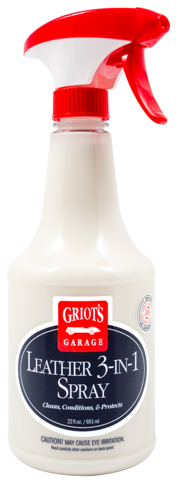 Griots Garage Leather 3-in-1 Spray 22oz Automotive Leather Care