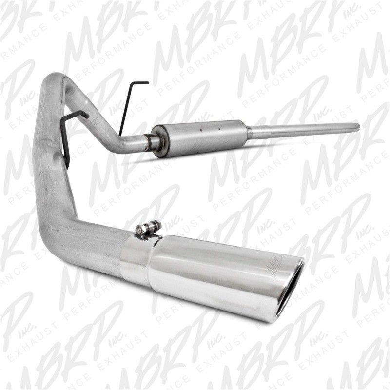 MBRP Armor Lite Series Cat Back Exhaust System Single for 2004-08 Ford F-150 FX2