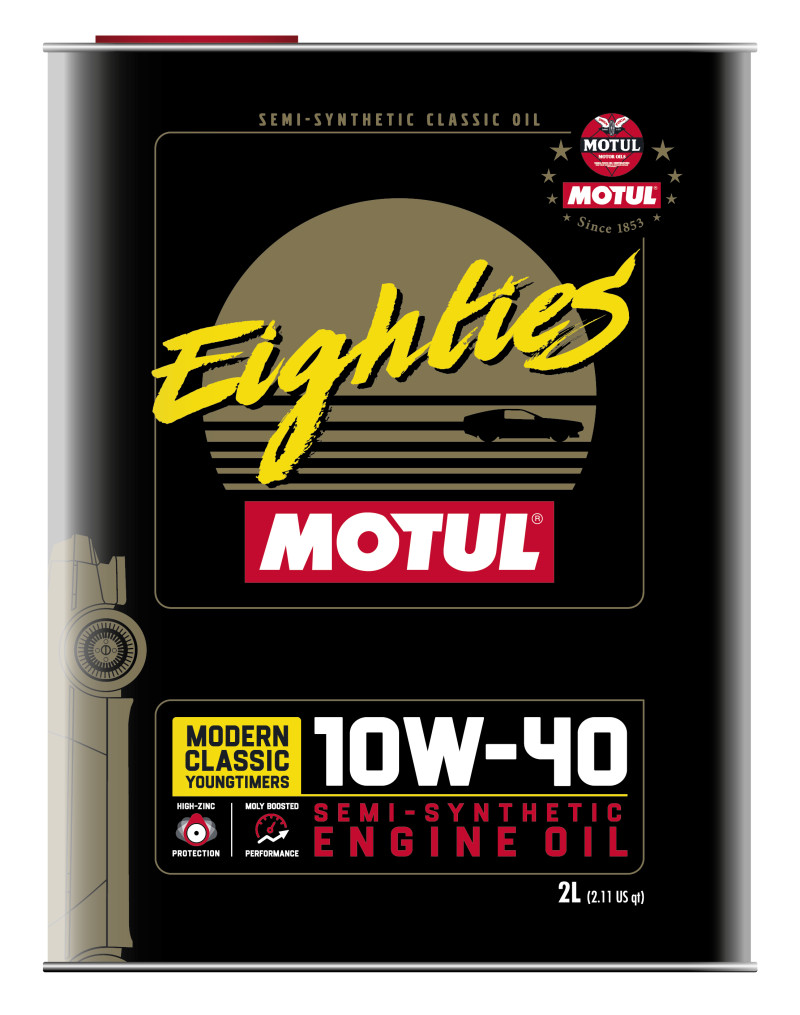 Motul 110619 Classic 10W40 Engine Oil For Semi-Synthetic Vintage Car Motor Oil