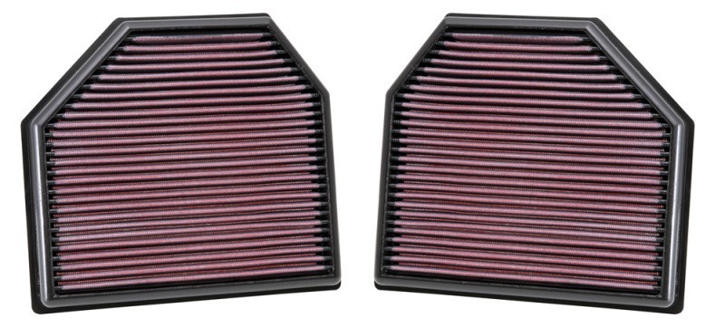 K&N 33-2488 High-Flow Air Filter For BMW M3 M4 M5 M6 3.0L & 4.4L Engines