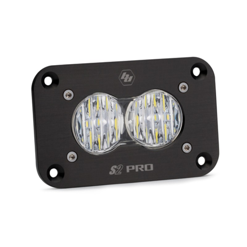 Baja Designs S2 Pro Flush Mount Wide Cornering LED Work Light Clear