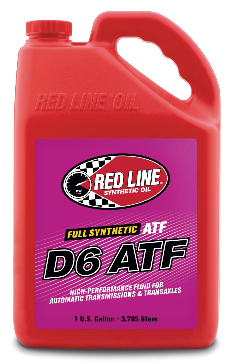 Red Line D6 Automatic Transmission Fluid Synthetic Gallon Automotive ATF Service