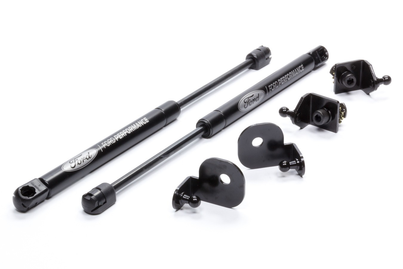 Ford Performance Hood Lift Kit with Laser Engraved Logo for 2015-23 Ford Mustang